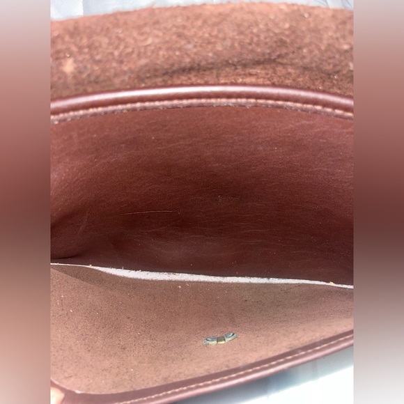 Vintage COACH #9790 City Bag Mahogany Brown Leather Crossbody Shoulder Purse - Picture 11 of 11